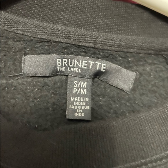 Black “Babes Supporting Babes” Brunette The Label Crewneck Sweatshirt S/M - Picture 5 of 5